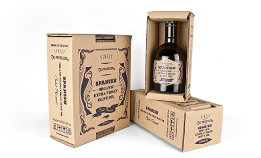 Packaging aceite de oliva. Estuches de 1 y 2 botellas. Etiqueta aceite exportación USA. Gringo Cool entre los 14 aceites de oliva más vendidos en Amazon USA