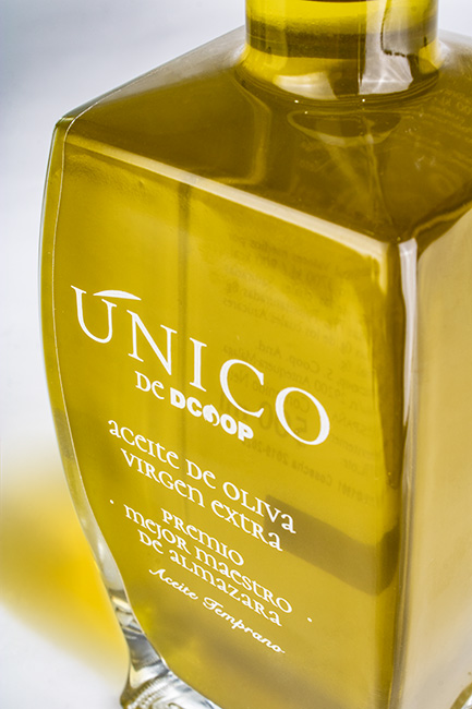 Packaging Premium aceite de oliva Dcoop. Aceites de Oliva Premios Mejor Maestro de Almazara Dcoop