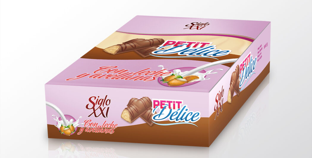 Petit Delice packaging snack chocolate