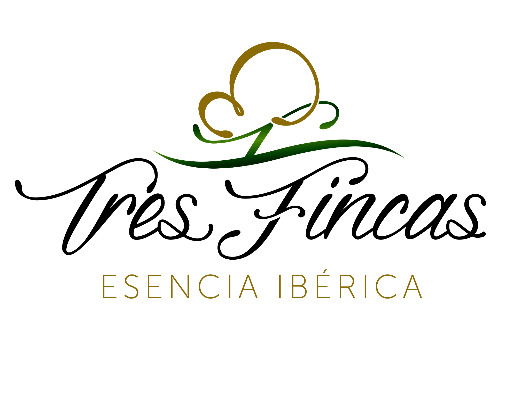Logo Tres Fincas. Diseño de logotipo Tres Fincas.