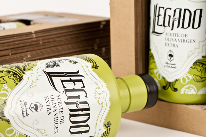 Diseño de packaging aceite oliva exportación USA