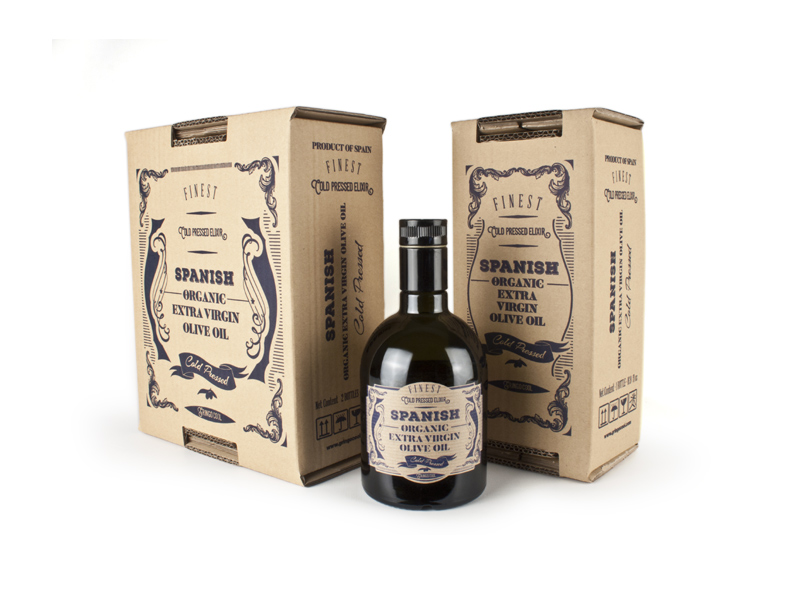 Packaging aceite Made in USA para Gringo Cool