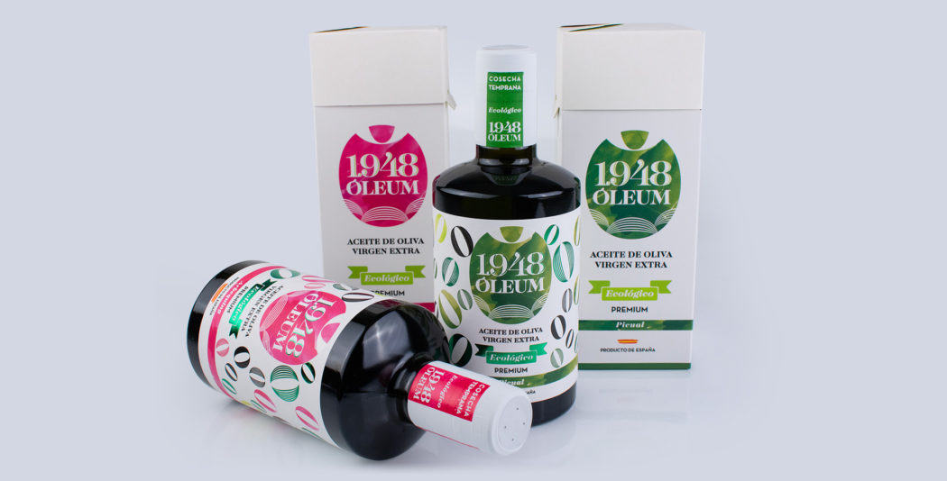 Nuevo packaging aceite 1948 Óleum