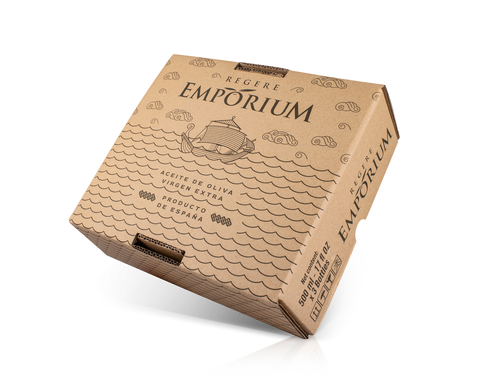 Emporium brand y packaging aceite