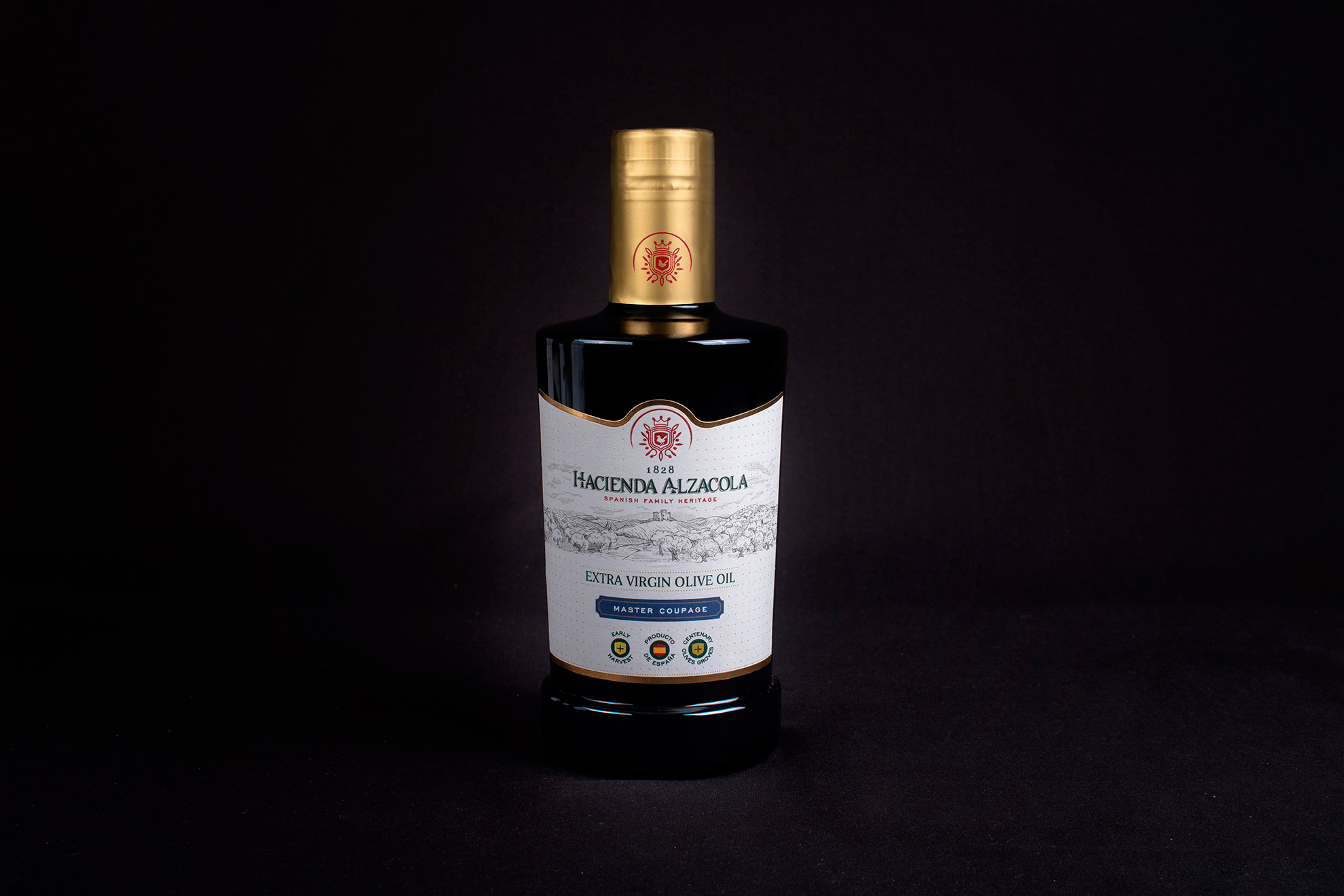Diseño de etiquetas para aceite de oliva