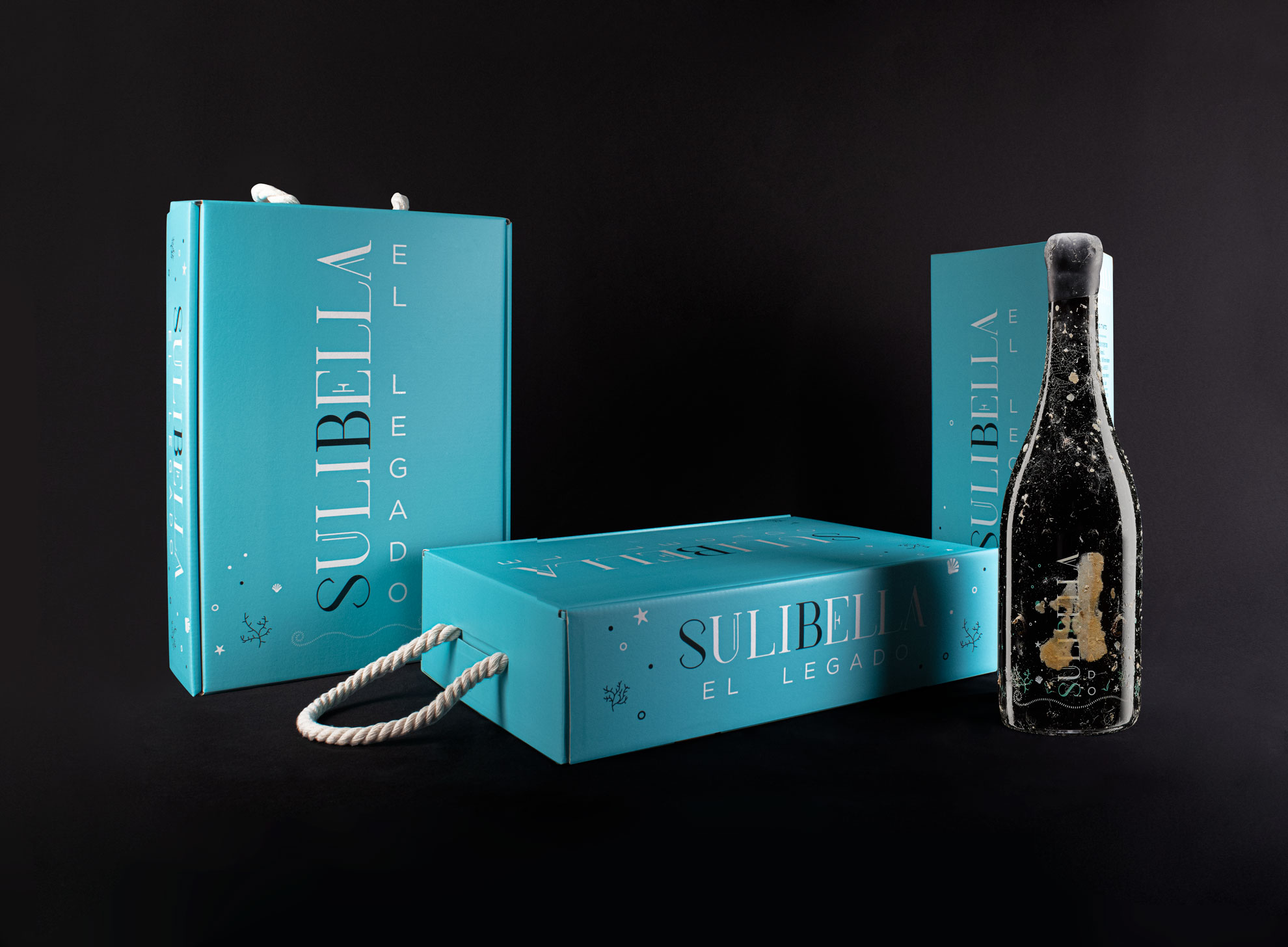 Packaging vinos submarinos Sulibella