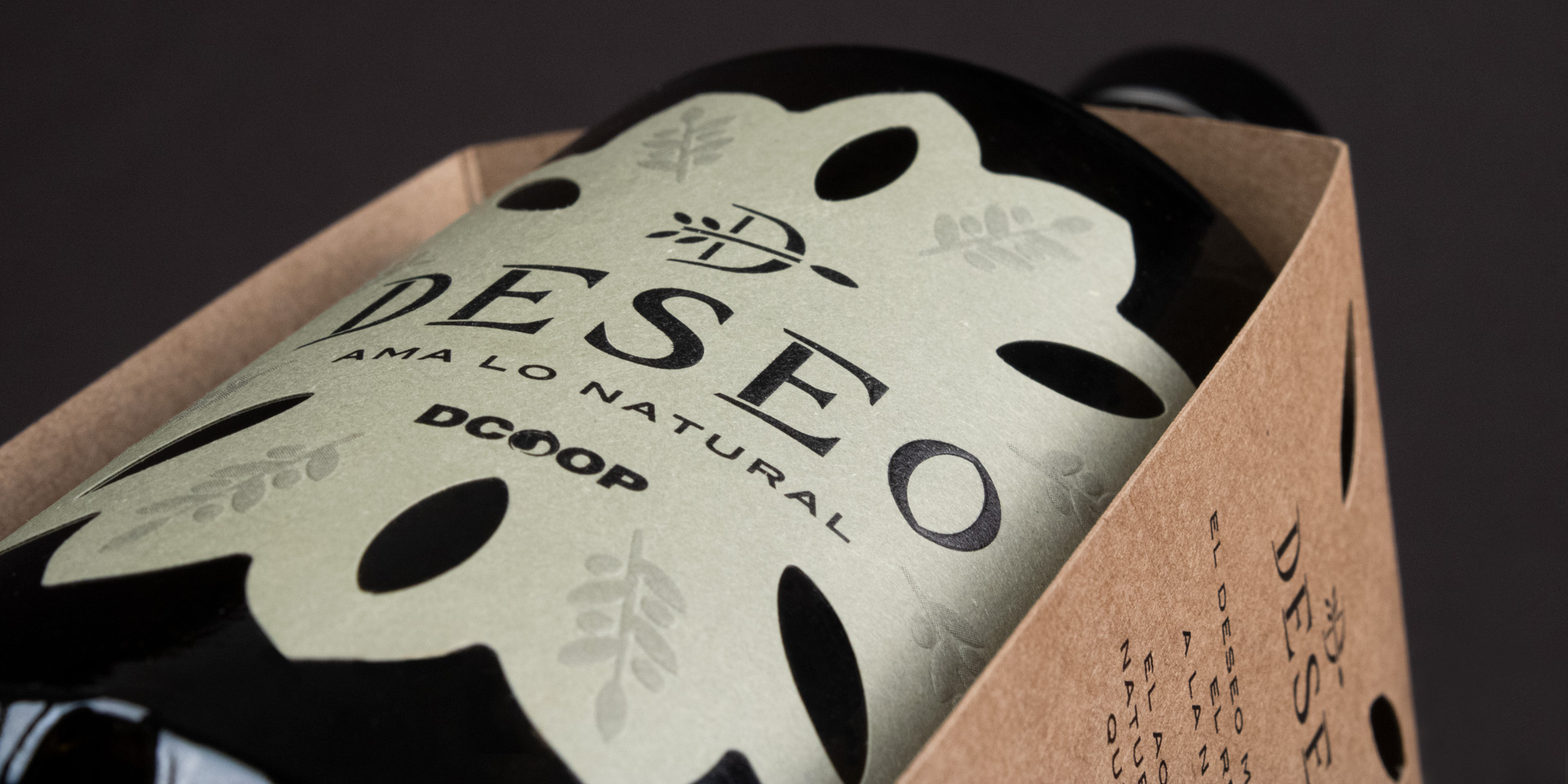 Deseo packaging sostenible para aceite