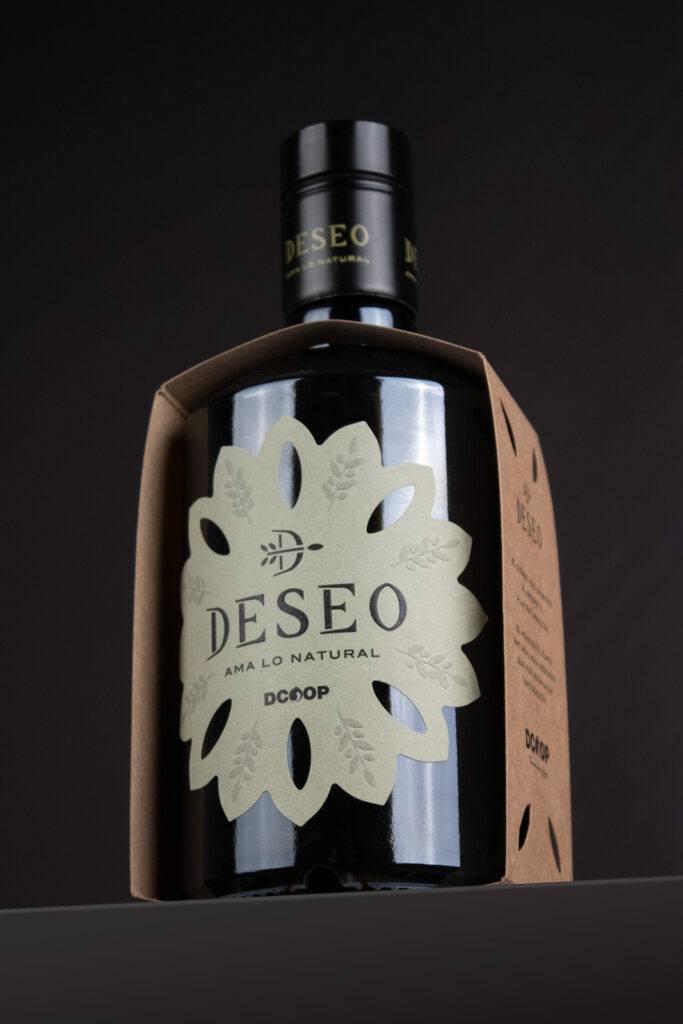 Deseo packaging sostenible para aceite