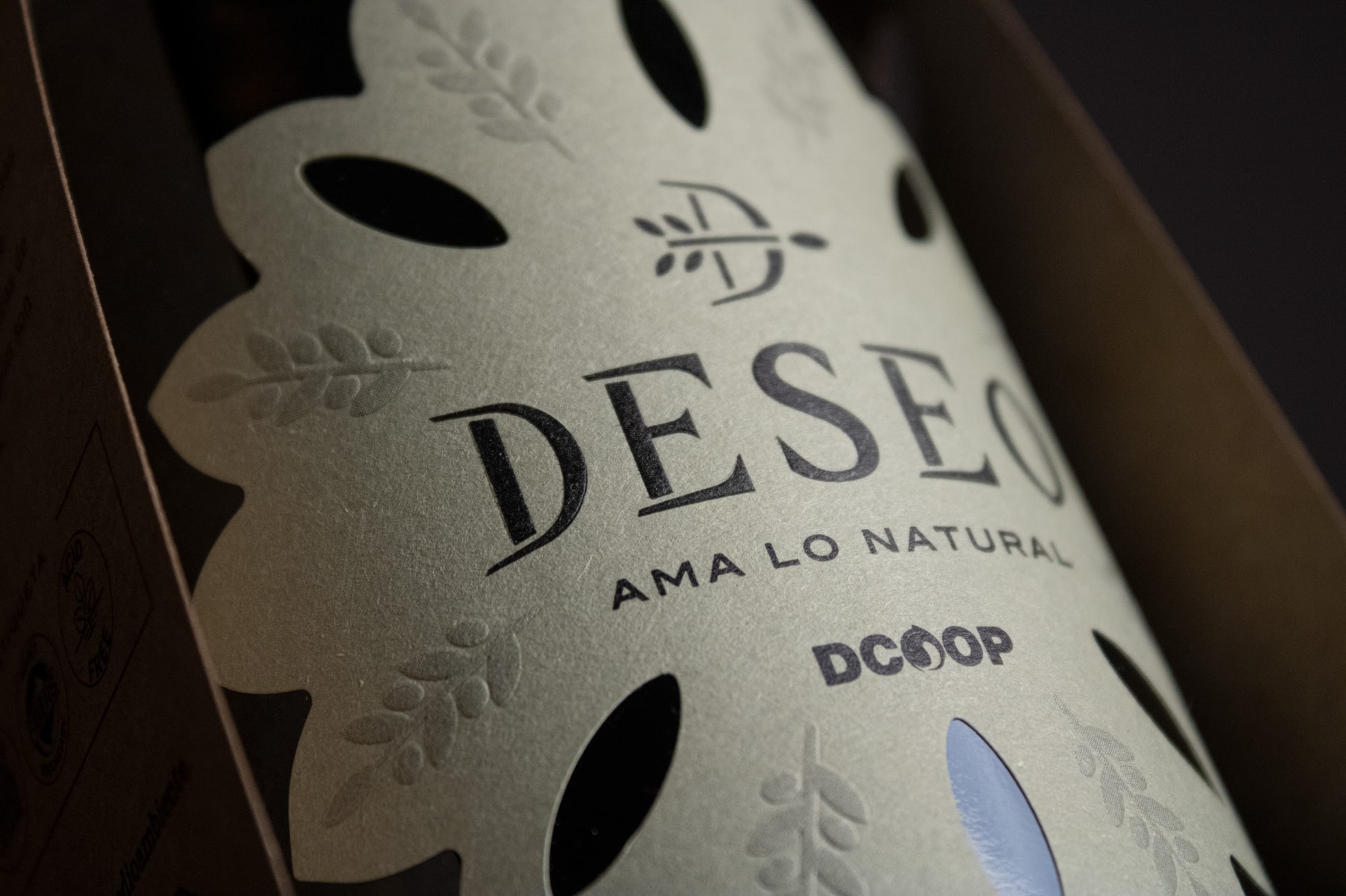 Deseo packaging sostenible para aceite