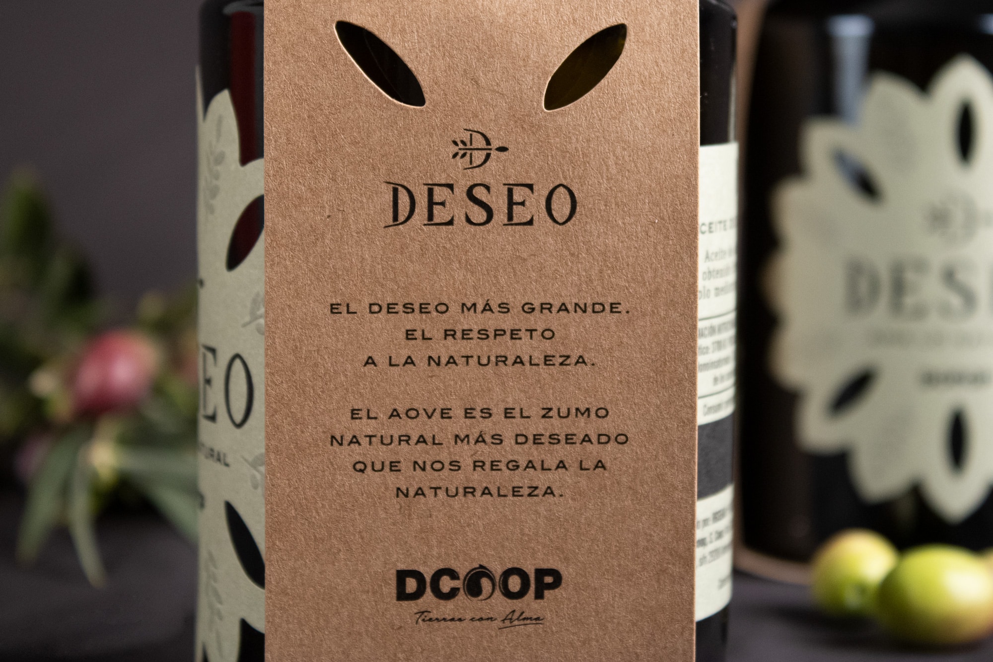 Deseo packaging sostenible para aceite