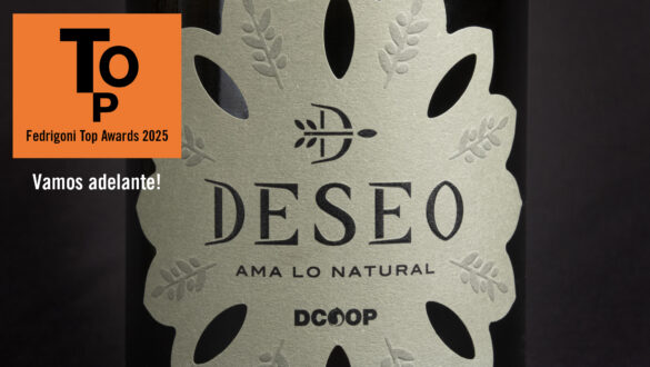 Deseo diseño etiqueta aceite oliva en Fedrigoni Top Award