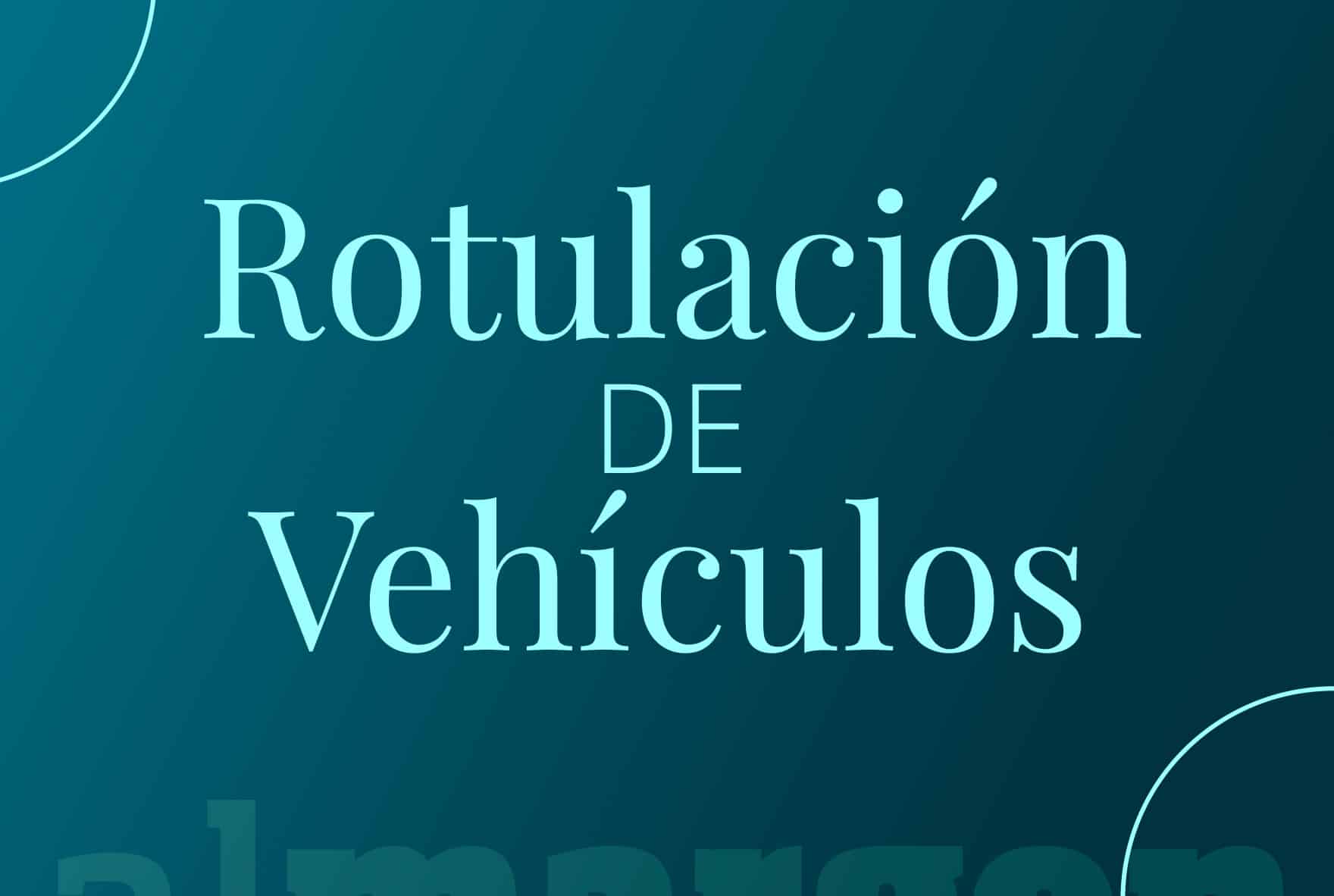 Personalización de vehículos: Rotulación