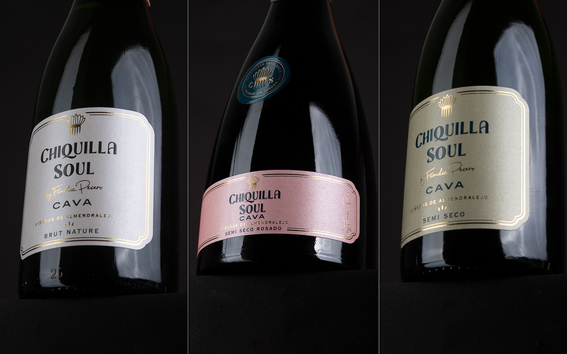 Sparkling wine desing. Diseño de branding y packaging para vinos espumosos y cavas