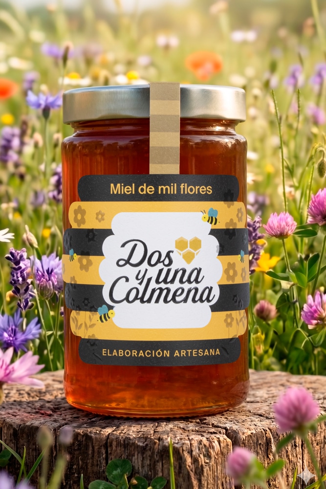 Branding y Packaging para Dos y una Colmena – Miel Artesana