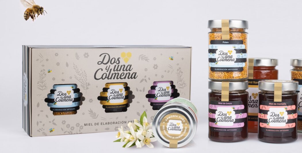Branding y Packaging para Dos y una Colmena – Miel Artesana