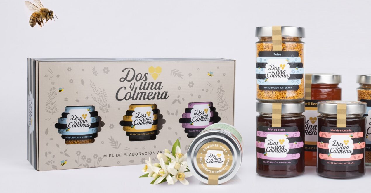 Branding y Packaging para Dos y una Colmena – Miel Artesana